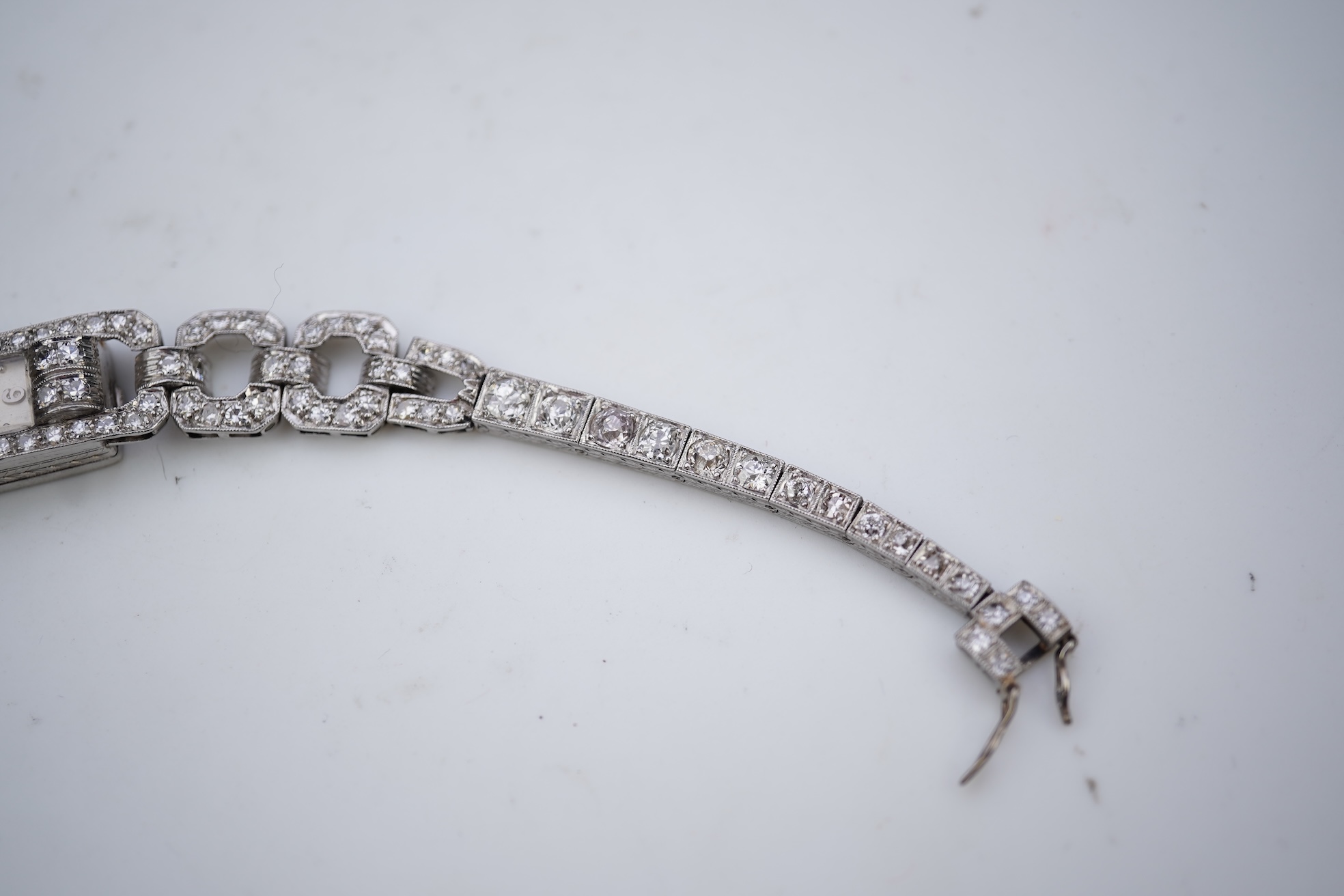 Türler, an Art Deco diamond cocktail watch, 1930s